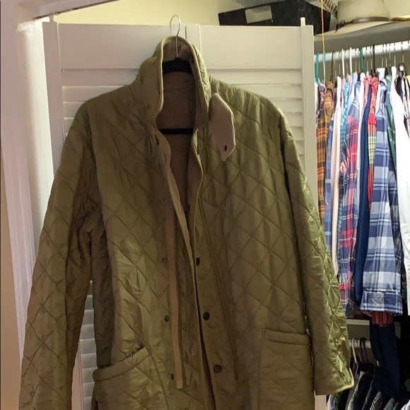 barbour winter jacket mens